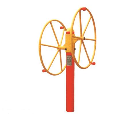 室外健身器材雙位大轉(zhuǎn)輪-3750